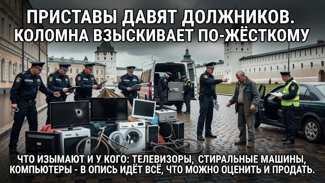 Приставы давят должников. Коломна взыскивает по-жёсткому