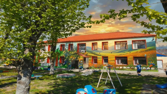 Детсад в Соболево преображается. Тундра входит в здание!